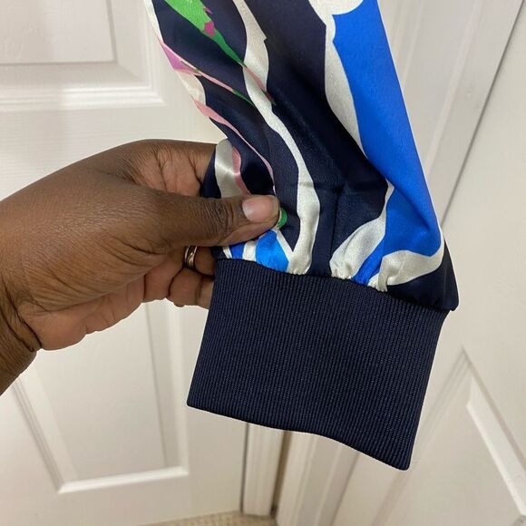 Her.. Bottari zip front long sleeve crop jacket, size small - Picture 5 of 13